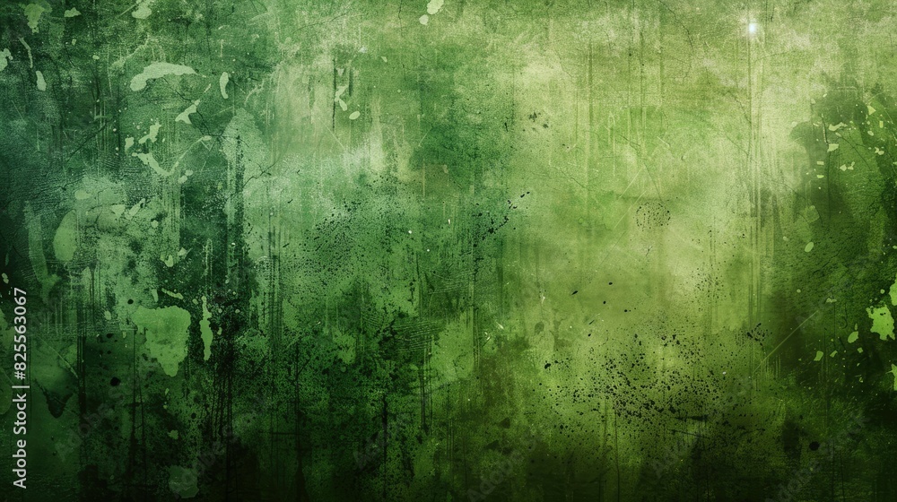 Fototapeta premium Grunge green background texture