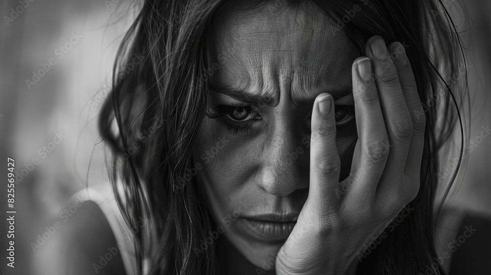 solitary woman overwhelmed by despair and helplessness emotional black and white photography solitary woman overwhelmed by despair and helplessness emotional black and white photography