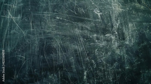 abstract chalkboard texture with erased chalk marks background photo photo