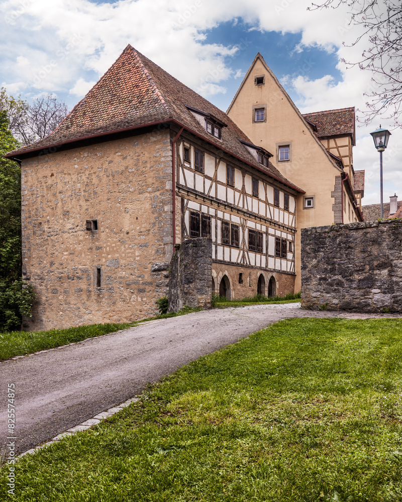 The beautiful medieval architecture in the old town of german fairytale Rothenburg ob der Tauber, Bavaria The beautiful medieval architecture in the old town of german fairytale Rothenburg ob der Tauber, Bavaria