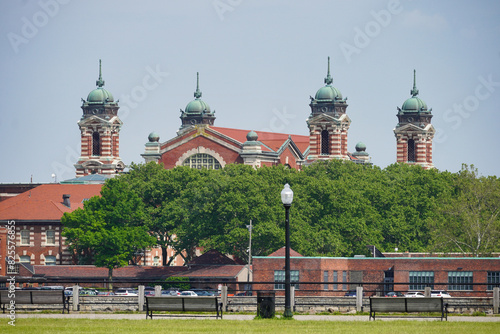 Ellis Island is a federally owned island in New York Harbor. photo