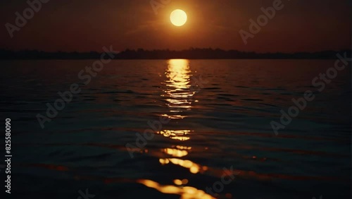 Neon Eclipse: A Symphony of Fire and Water