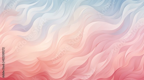 Abstract fractal background, inspired by nature, in soft pastel hues.