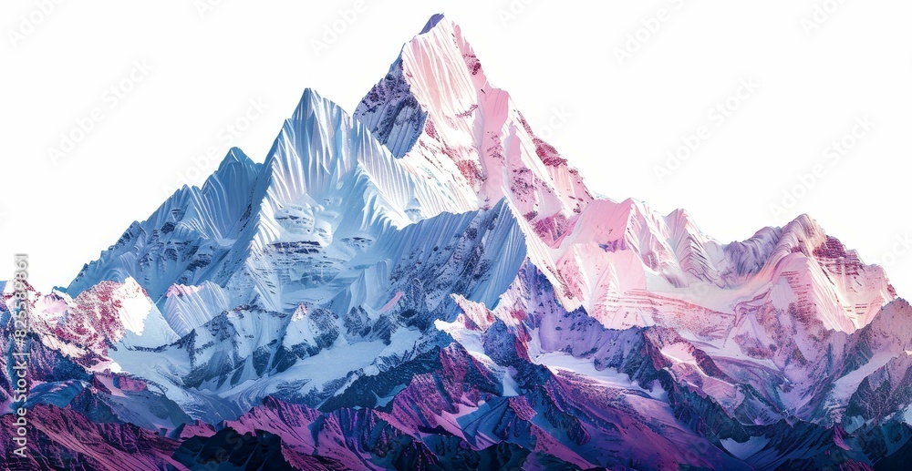 Obraz premium Mystical mountains mimic mythical creature forms.