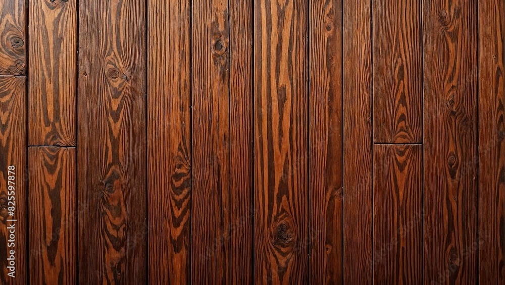 Rustic wood planks background - Generative AI Rustic wood planks background - Generative AI