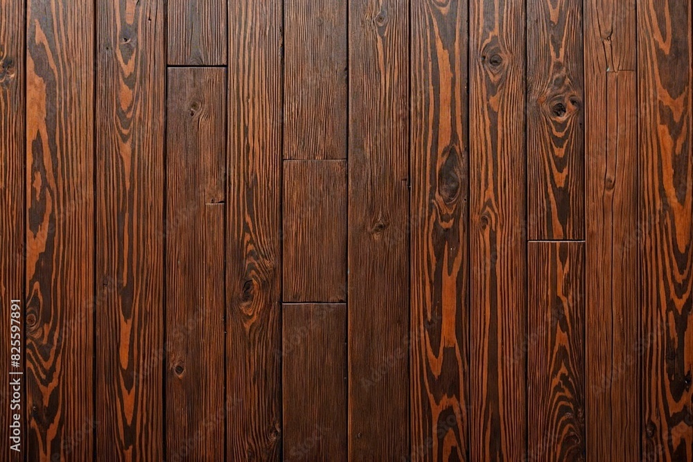 Rustic wood planks background - Generative AI Rustic wood planks background - Generative AI