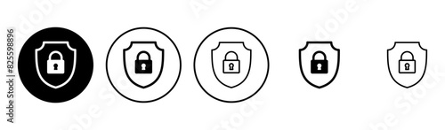 Security icon set. protection icon. privacy. vpn