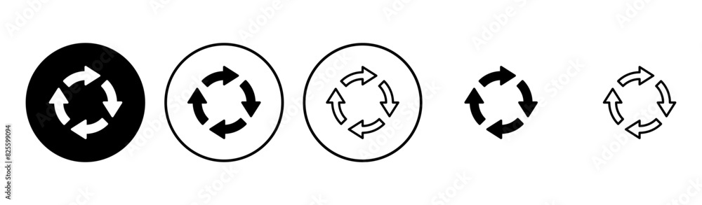 Recycle icon set. Recycling vector icon. Recycle icon set. Recycling vector icon.
