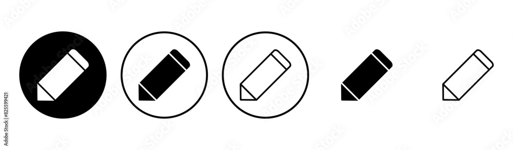 Pencil icon set. pen symbol. edit icon vector Pencil icon set. pen symbol. edit icon vector
