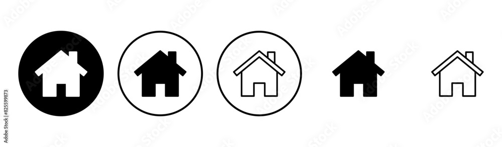 House icon set. Home icon vector House icon set. Home icon vector