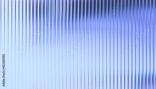 Abstract background with reeded glass effect, 3d render