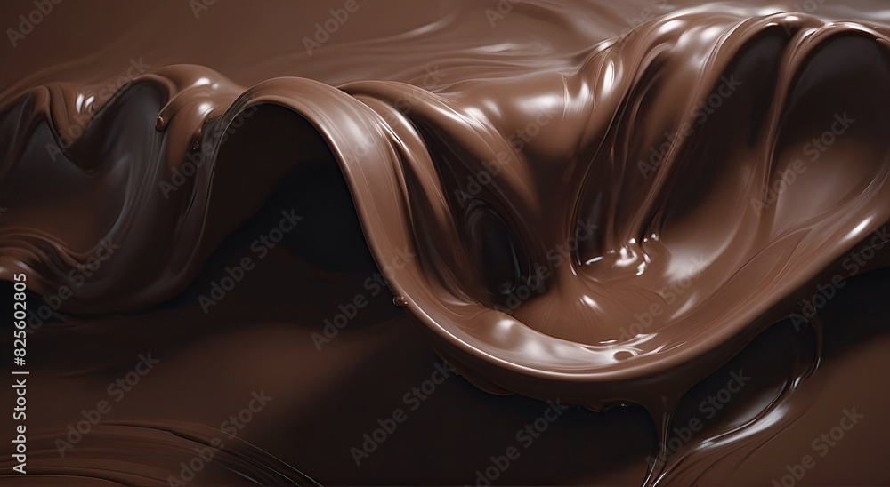 melted milk chocolate and caramel mix on transparent or clean background melted milk chocolate and caramel mix on transparent or clean background