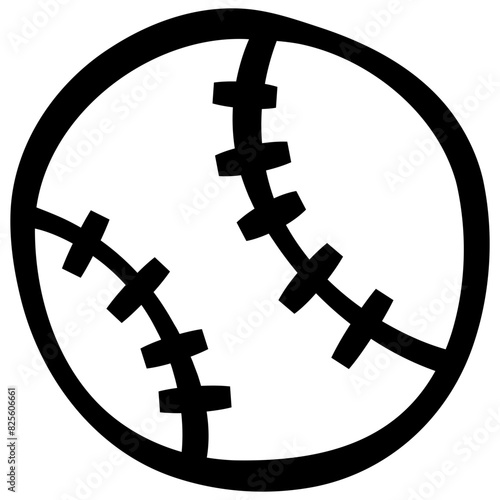 Baseball Ball sport doodle illustration
