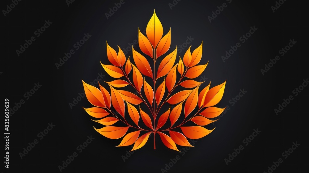 Create a highly intricate leaf cut graphic for a business logo Create a highly intricate leaf cut graphic for a business logo