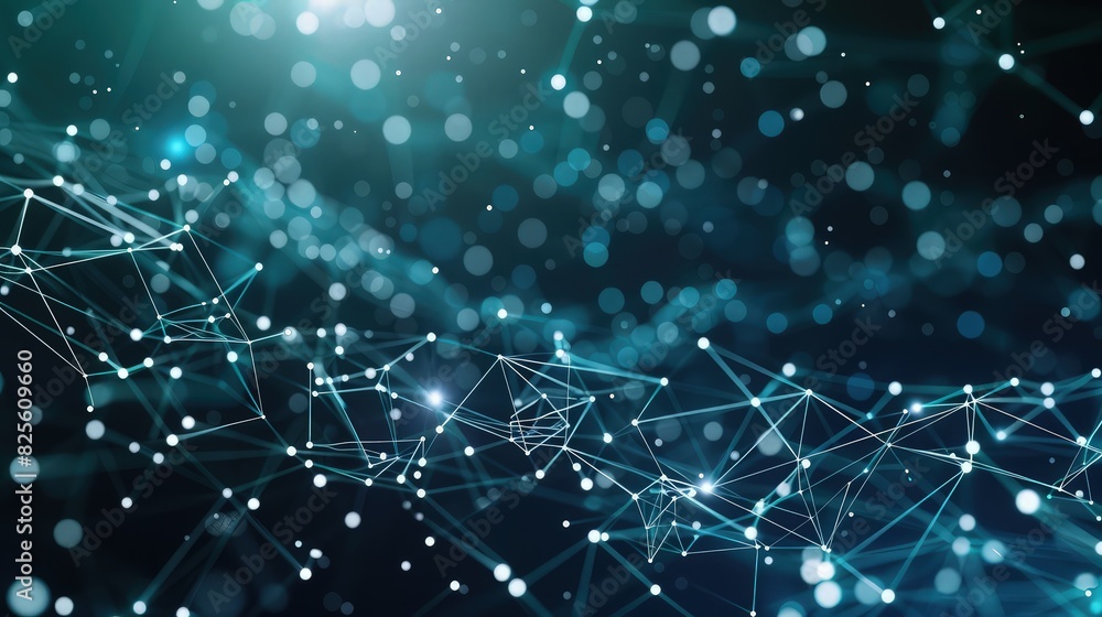 A 3D rendered image showing a sprawling network of digital connections and data points, floating in a virtual space, representing a neural network of AI technology. A 3D rendered image showing a sprawling network of digital connections and data points, floating in a virtual space, representing a neural network of AI technology.