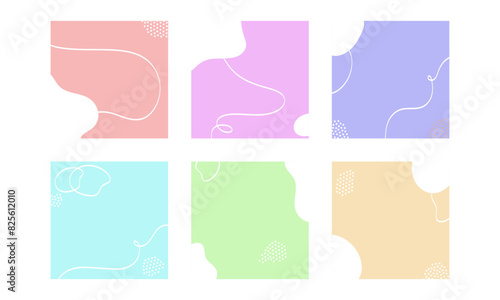Diseño de fondo abstracto y minimalista para publicación en redes sociales