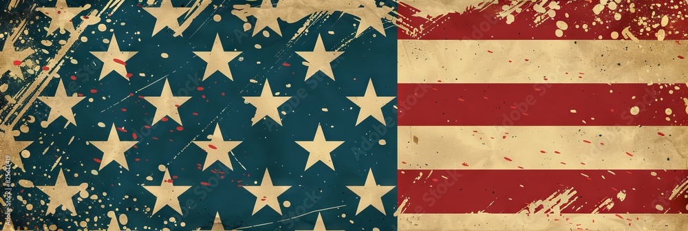 Happy Independence Day (US) Background with Copy Space for Text. Happy Independence Day (US) Background with Copy Space for Text.