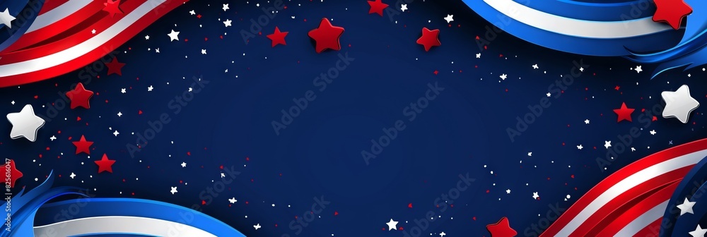 Happy Independence Day (US) Background with Copy Space for Text. Happy Independence Day (US) Background with Copy Space for Text.