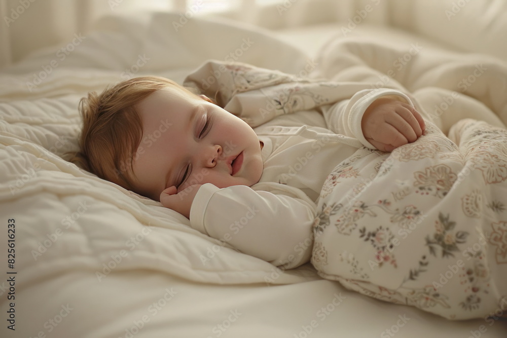 child sleeping in bed child sleeping in bed