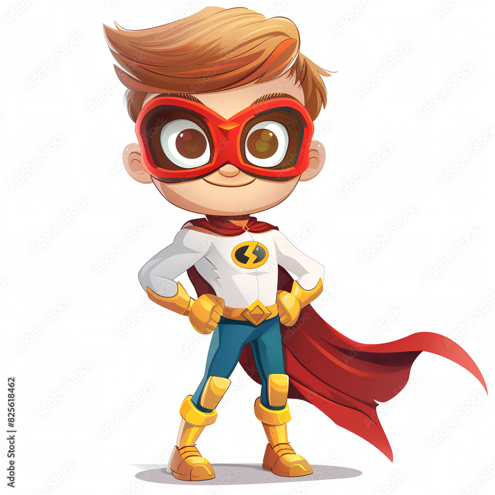 Fototapeta premium cartoon superhero