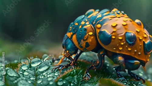 Beetle in nature Cinematic photo