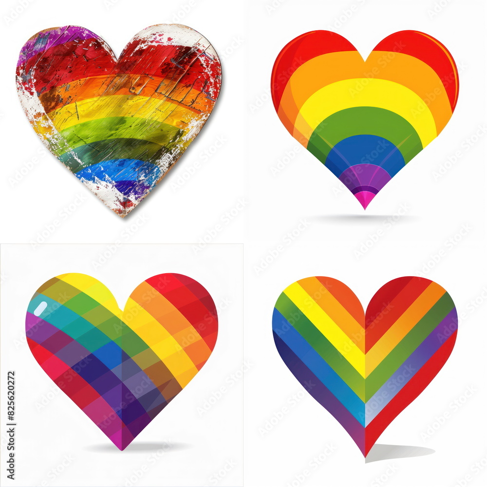 icon lgbtq heart, white background icon lgbtq heart, white background