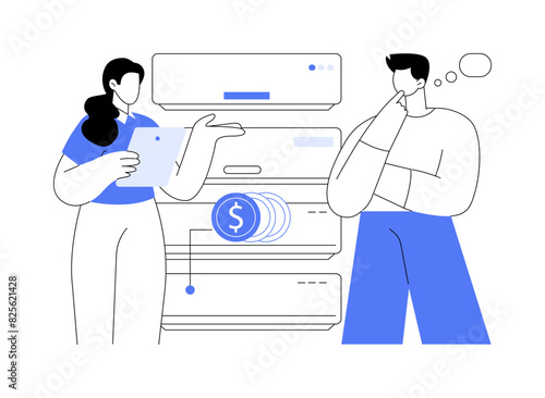 Consultant help isolated cartoon vector illustrations.