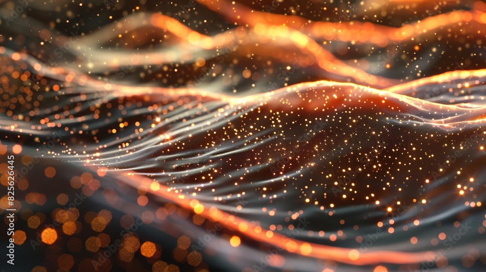 Abstract gradient wave of particles. Big data. Digital background. Futuristic vector illustration. Abstract gradient wave of particles. Big data. Digital background. Futuristic vector illustration.