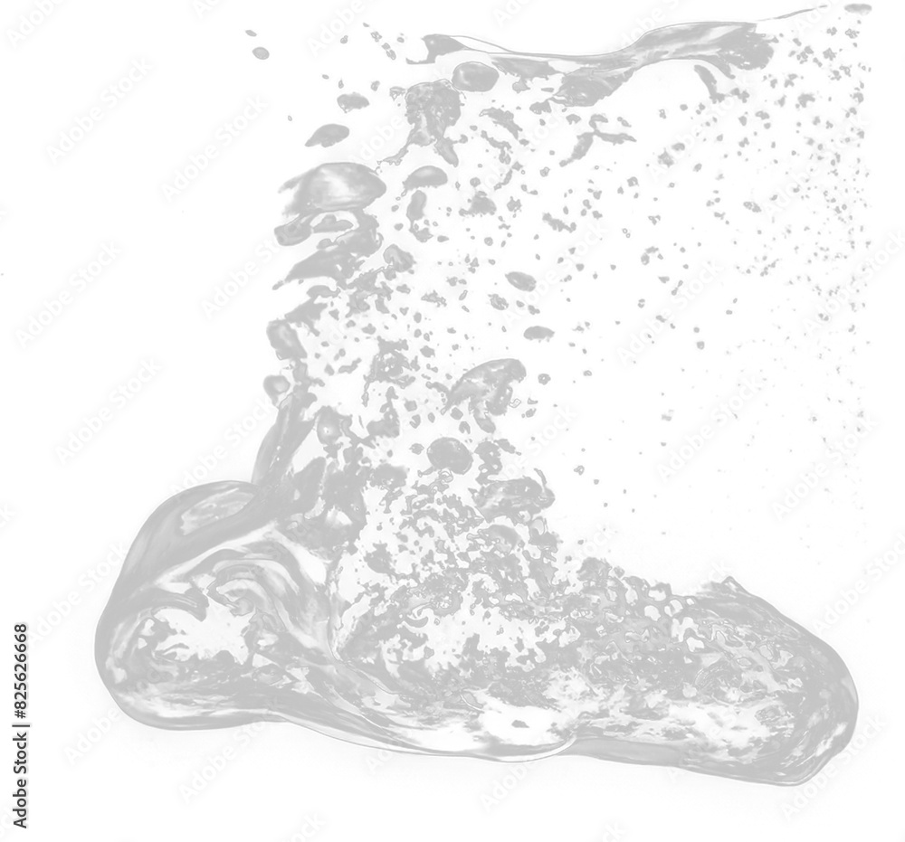 Obraz premium transparent water splash