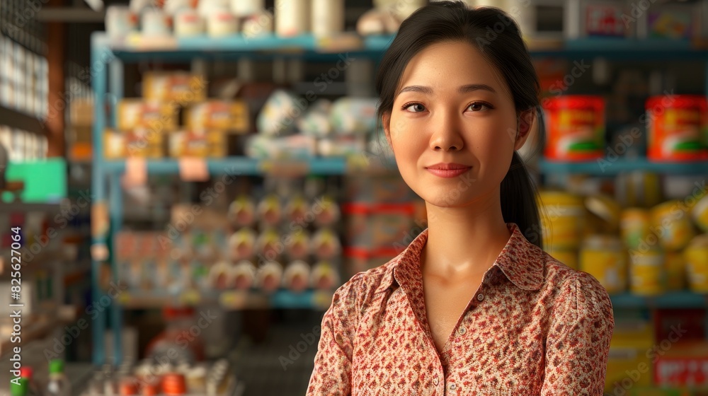 Experience The Entrepreneurial Spirit As An Asian Businesswoman Starts Her Sme, Embarking On The Journey Of Small Business Ownership And Distribution, High Quality