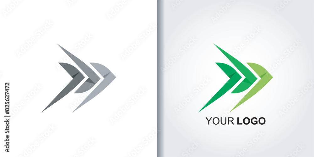 speed arrow logo template