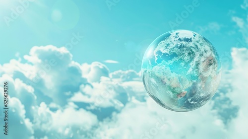 The concept of International Day for the Preservation of the Ozone Layer  copy space