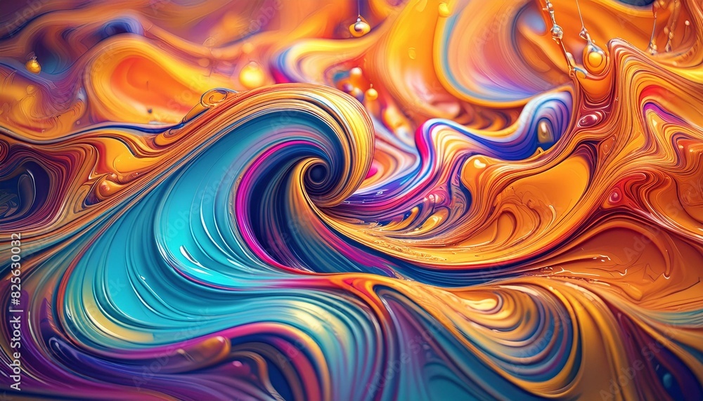 Psychedelic colorful fluid abstract splash paint Psychedelic colorful fluid abstract splash paint