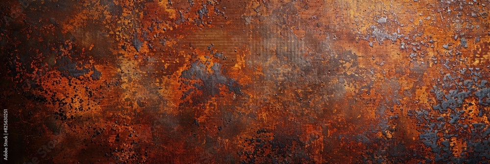 Brown Metal Texture. Grunge Rusty Corten Steel Rust-Eaten Background with Stone Elements Brown Metal Texture. Grunge Rusty Corten Steel Rust-Eaten Background with Stone Elements