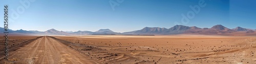 Desert Panorama  Exploring the Arid and Barren Atacama Desert in Bolivia