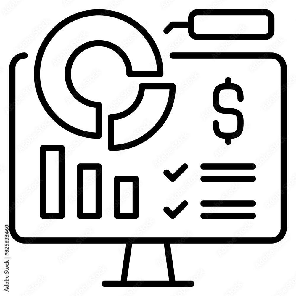 online investment icon illustration online investment icon illustration