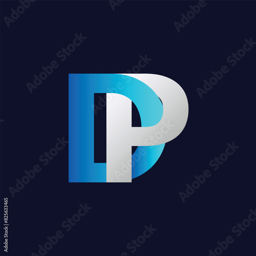 DP Letter Logo Template Illustration Design.