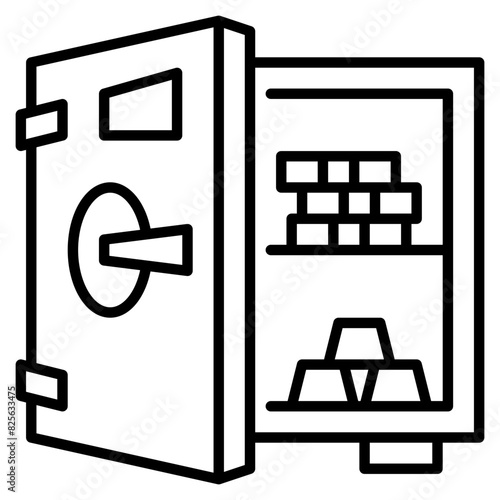 safebox icon illustration