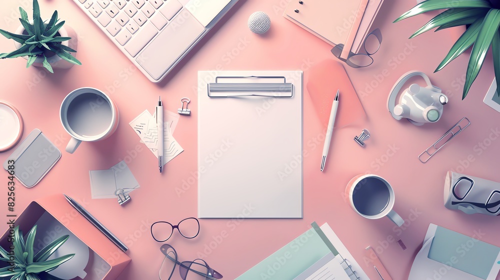 Cartoon art director sketch flat design top view brainstorming theme 3D render Monochromatic Color Scheme Cartoon art director sketch flat design top view brainstorming theme 3D render Monochromatic Color Scheme