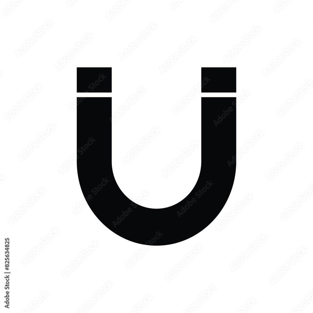 Flat magnet icon symbol vector Illustration. Flat magnet icon symbol vector Illustration.