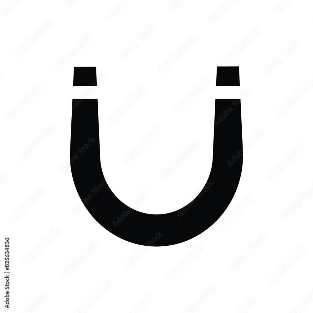 Flat magnet icon symbol vector Illustration. Flat magnet icon symbol vector Illustration.