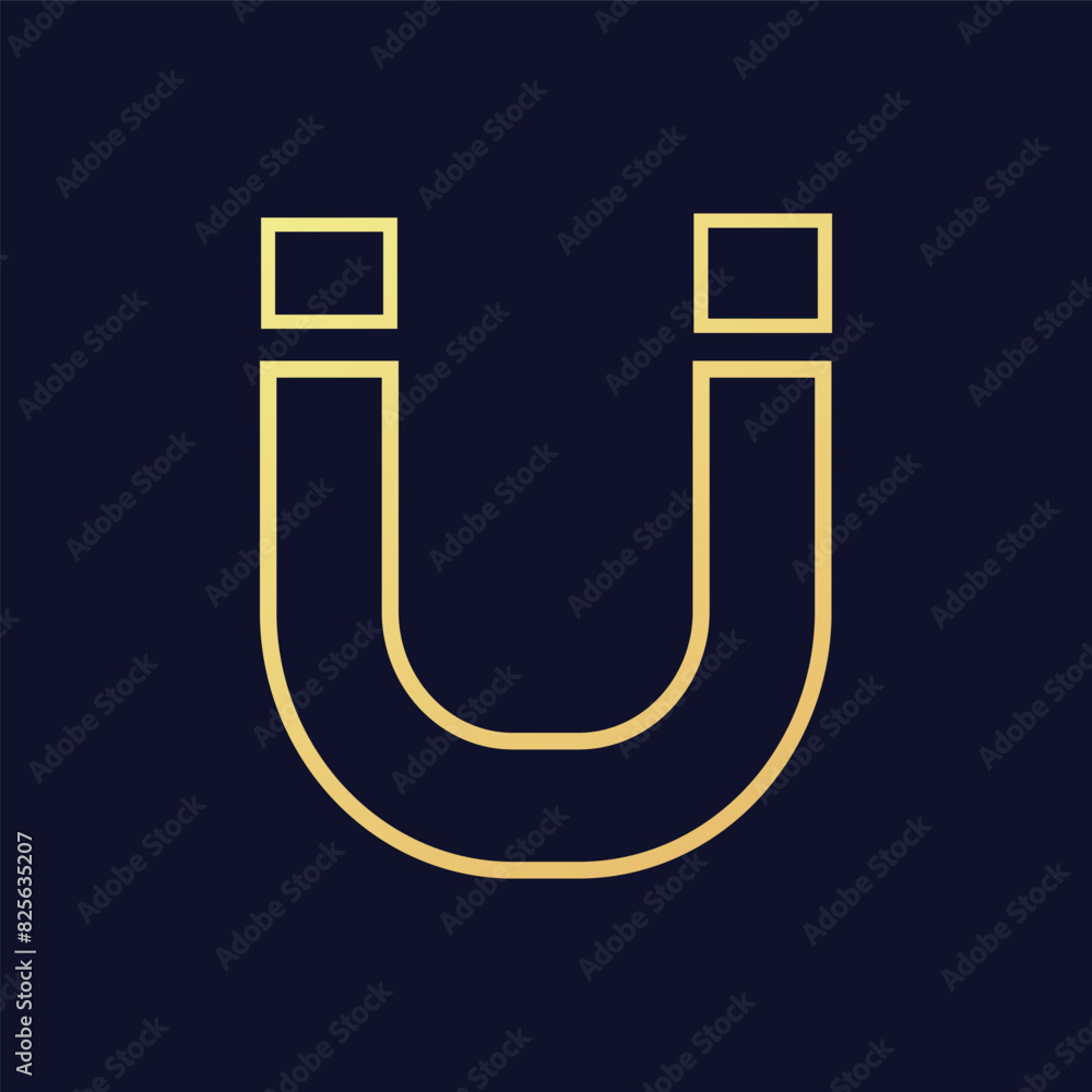 Flat magnet icon symbol vector Illustration. Flat magnet icon symbol vector Illustration.
