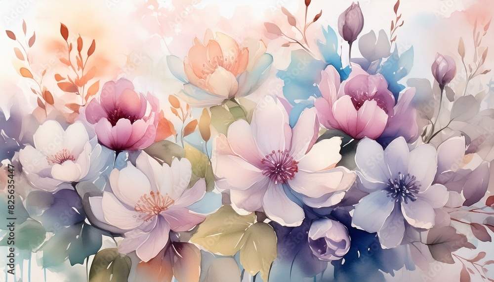 Watercolor Bloom: A Floral Mother's Day Tribute
