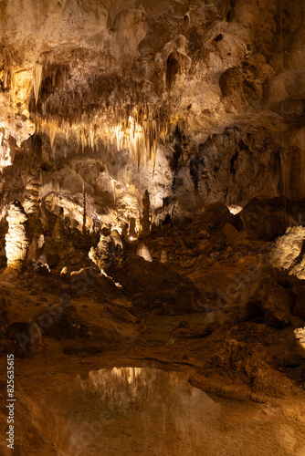 Rock formations in Carlsbad Caverns National Park, New Mexico 