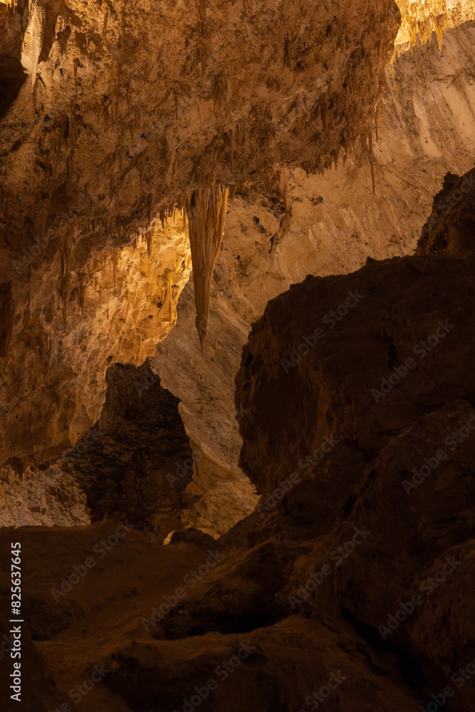 Rock formations in Carlsbad Caverns National Park, New Mexico
Rock formations in Carlsbad Caverns National Park, New Mexico