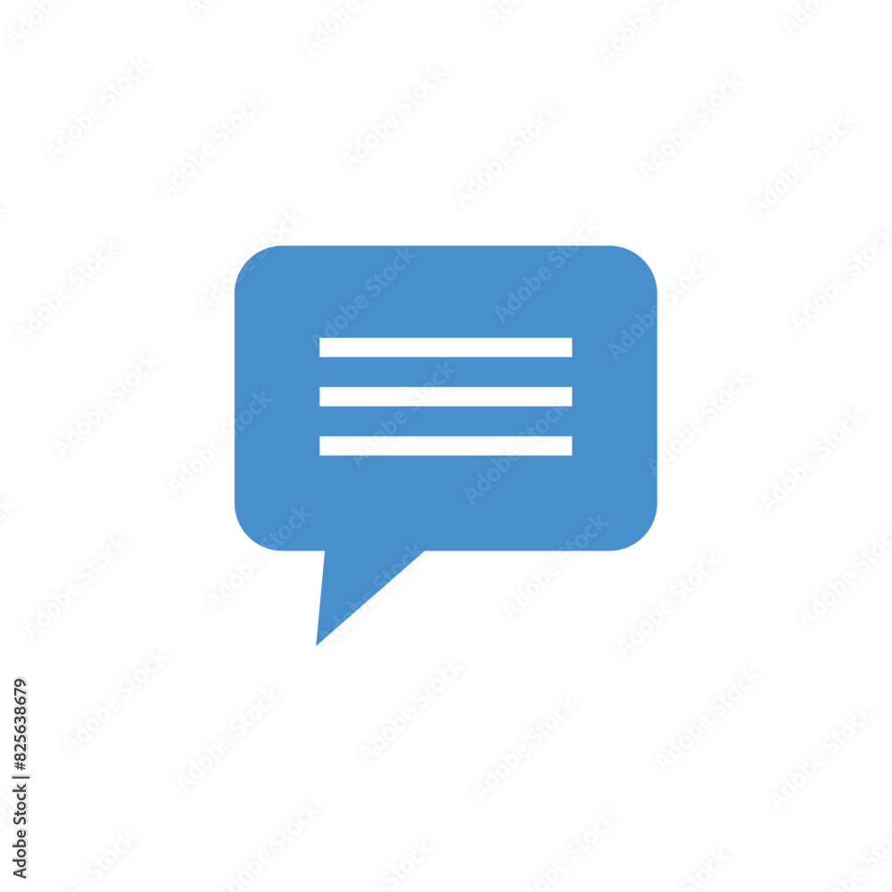 Flat message icon symbol vector Illustration. Flat message icon symbol vector Illustration.