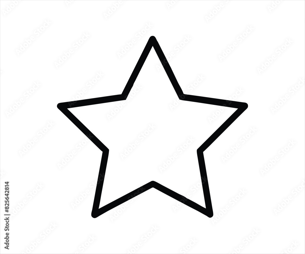 star icon. editable stroke outline icons set. vector illustration. star icon. editable stroke outline icons set. vector illustration.