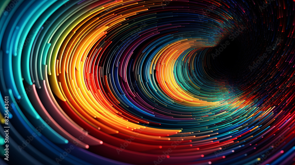 Abstract Circular Data Visualization Abstract Circular Data Visualization