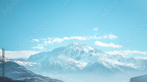 landscape with sky and mountain