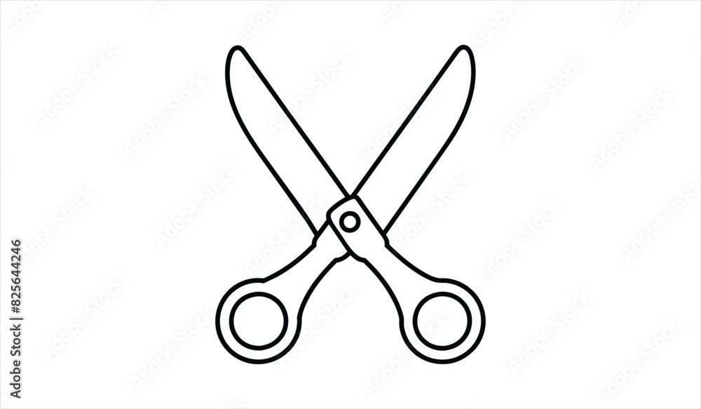 Cutting scissors icon Cutting scissors icon